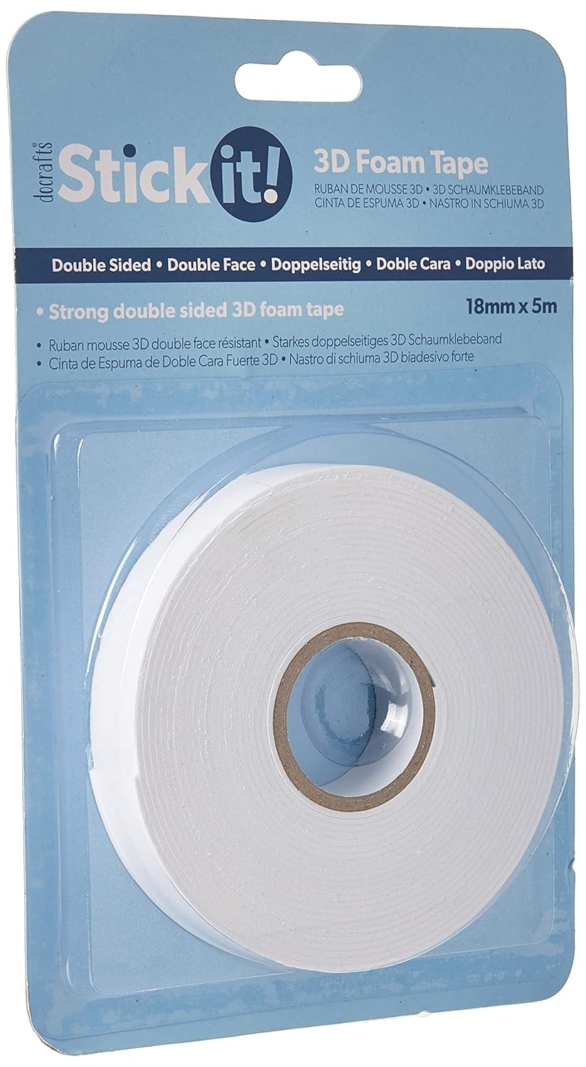 5m 3D Foam Tape (18mm Width)