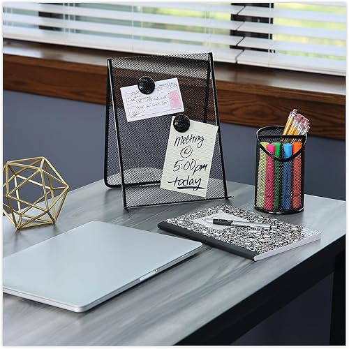 Miniatura 8 de Universal Resaltadores de escritorio, tinta azul fluorescente, punta de cincel, barril azul, docena