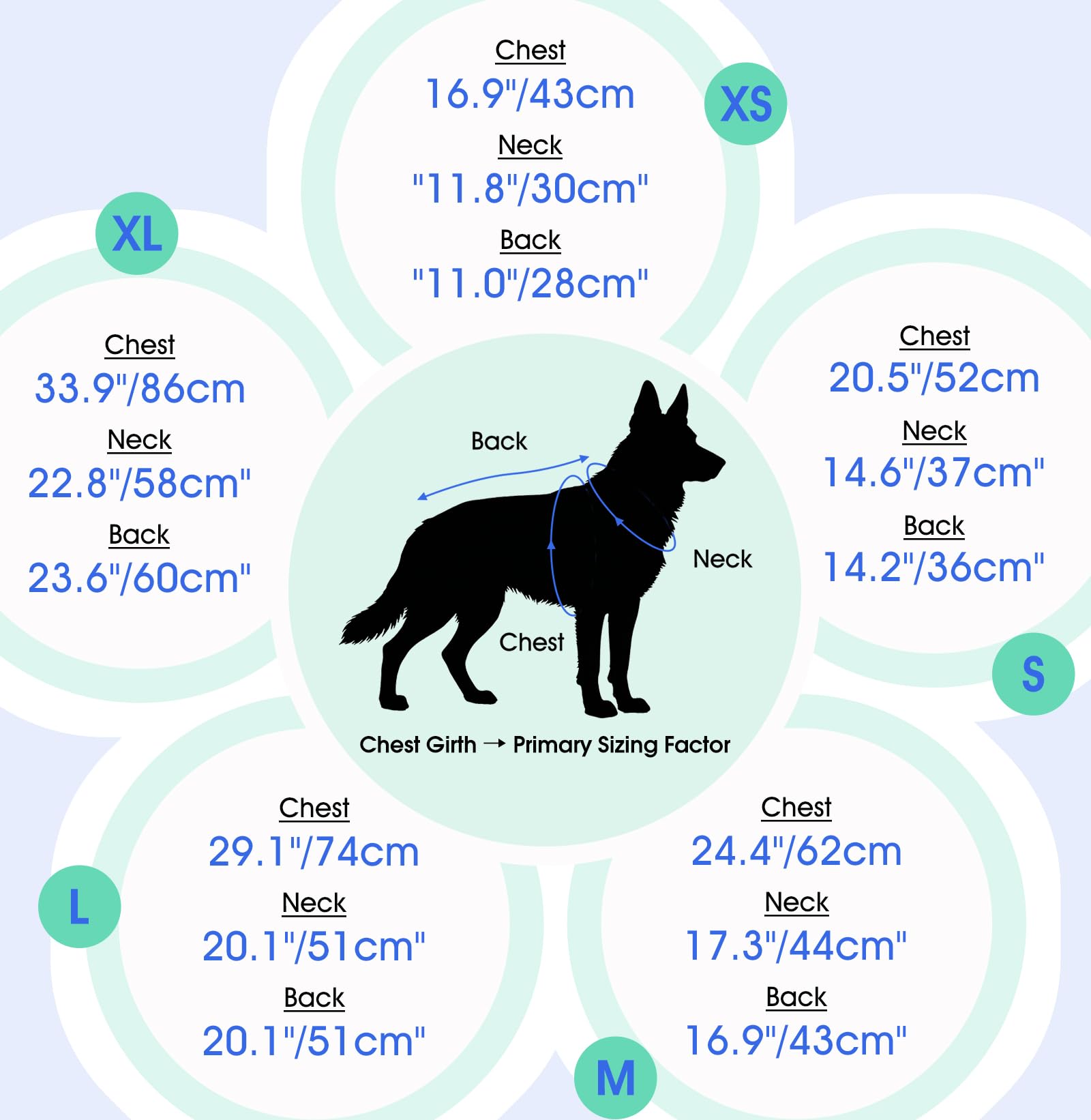 MIGOHI Giacca per alleviare l'ansia del cane, maglia calmante traspirante per cani, morbida maglia a compressione per temporali, fuochi d'artificio, separazione, fascia calmante per l'ansia del cane