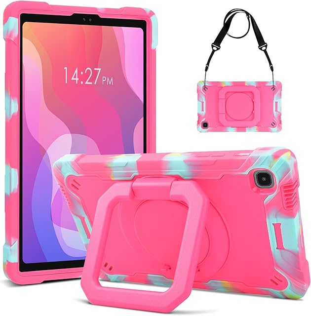 KATUMO Case for Samsung Galaxy Tab A7 Lite 8.7 inch 2021(SM-T220/T225/T227), with Straps Shockproof Cover for Galaxy A7 Lite Case Kids