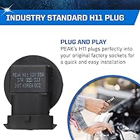 Vista 4 de PEAK Bombilla halógena estándar H11 OE para faros delanteros