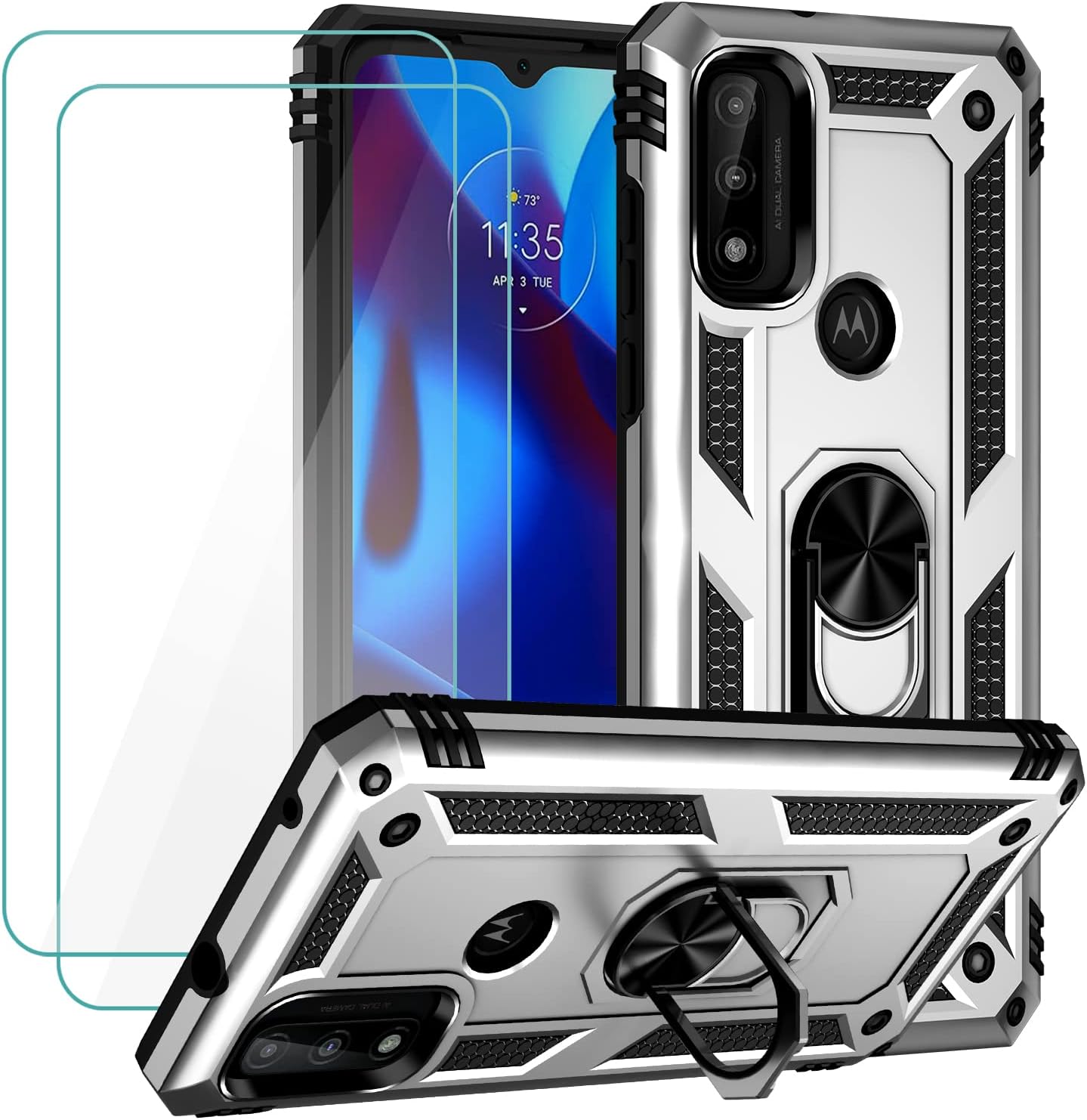 Muntinfe for Moto G Pure Case, Moto G Power 2022 Case with