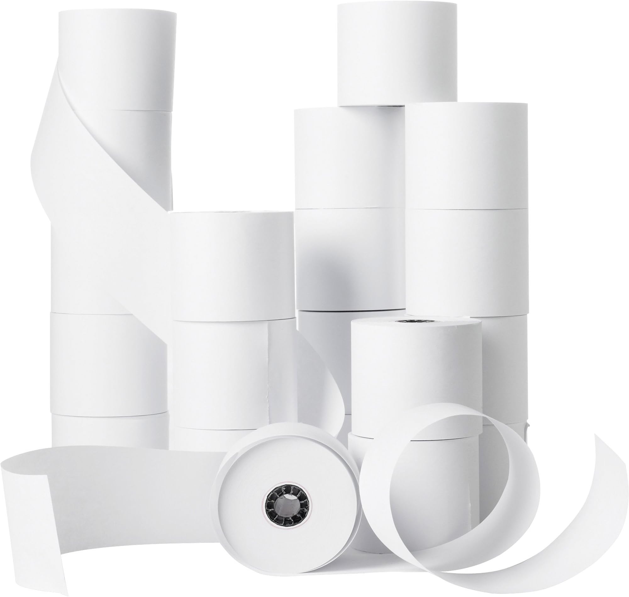 Business Source28625 Machine Receipt Rolls, Single-Ply, 2-1/4-Inch x150-Ft, 100/CT, WE