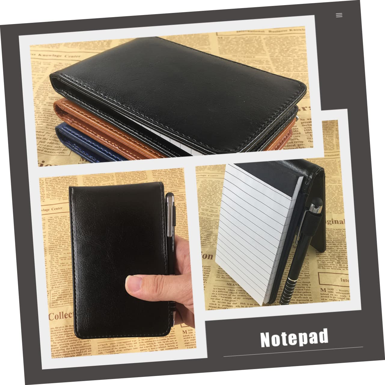 Ciieeo 10 Pièces De Papier Pu De Haute Qualité Format Compact Pour Une Utilisation