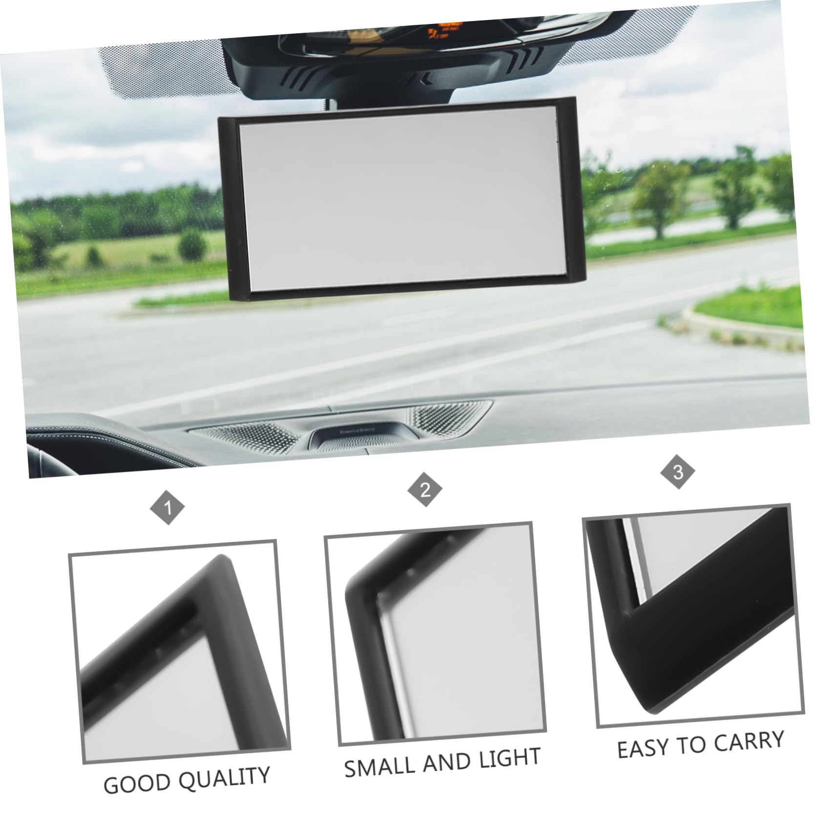 Yardwe 10 Pièces Rétroviseur Intérieur Voiture Miroir Observation Arrière pour Siège Arrière Accessoire Auto Sûr et Durable