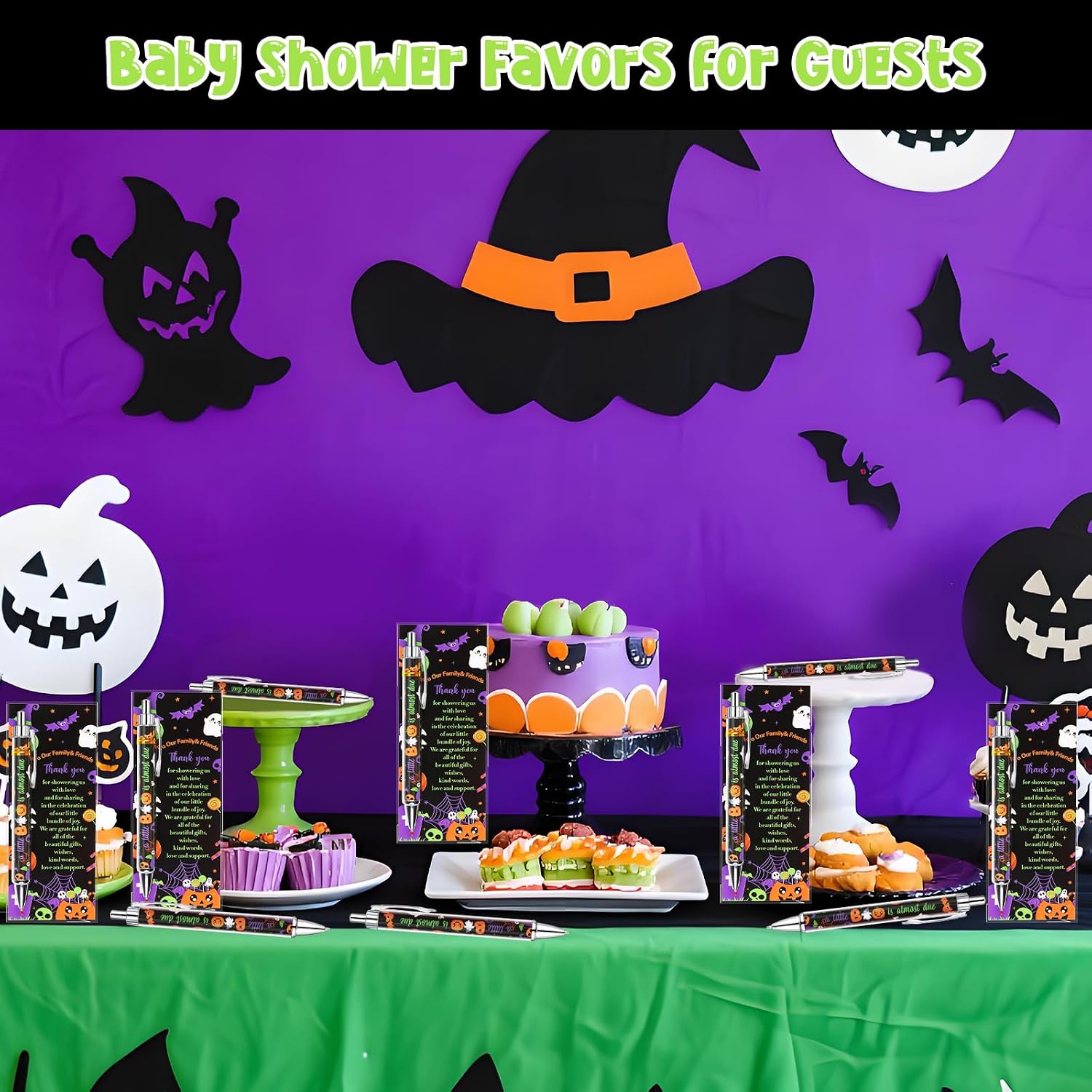 30sets Halloween Baby Shower Party Favor Ballpoint Pens Bulk image 4