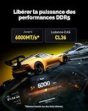 Lexar DDR5 RAM 32GB Kit (2x16GB) 6000 MHz CL36, DRAM 288-Pin UDIMM Desktop Memory, PC Memory High-Performance Computer Memory for Intel XMP 3.0/AMD EXPO, For AI, Gaming, CL36-40-40-96, 1.4V - 2