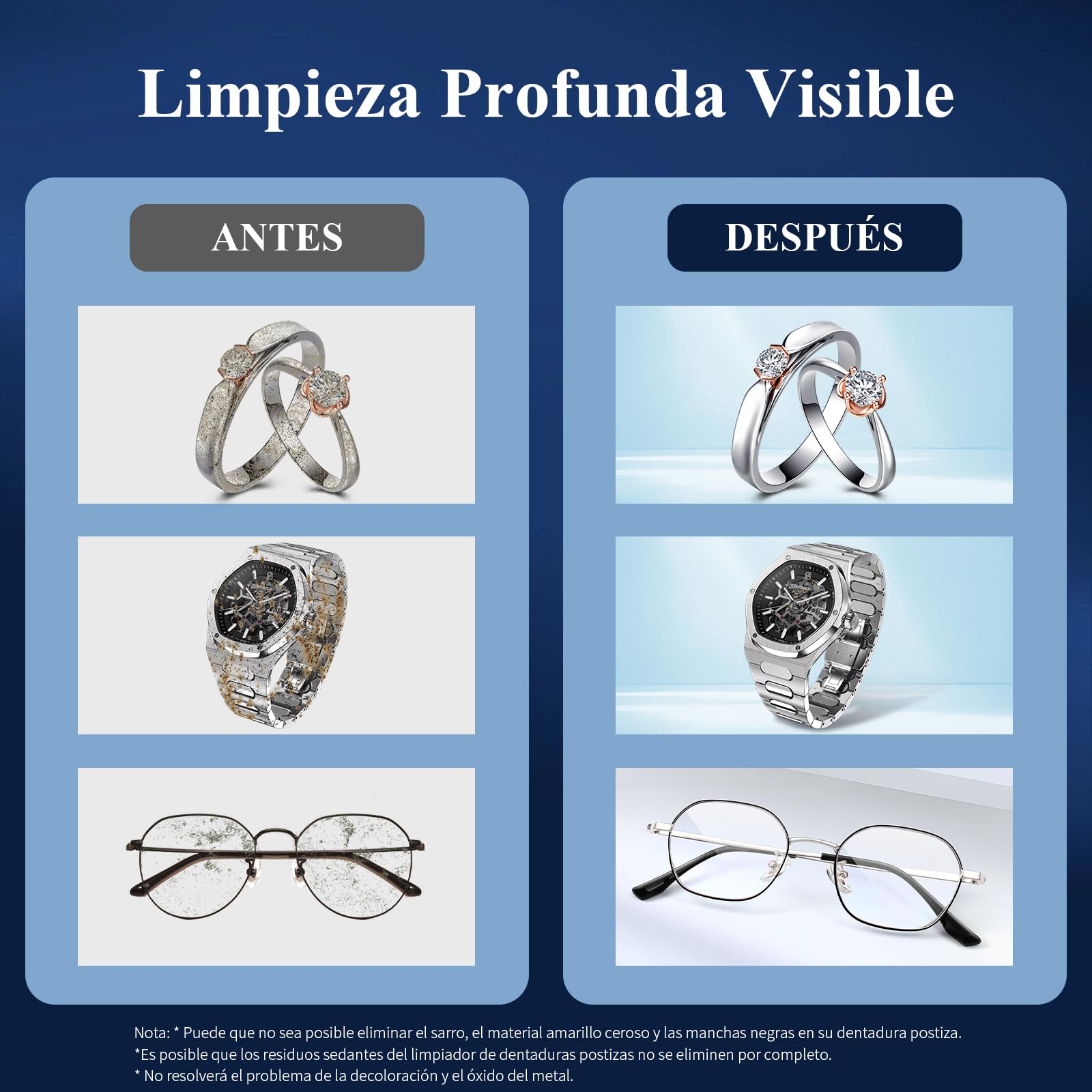 Minthouz Limpiador Ultrasonidos, 48000Hz Ultrasonidos Limpieza 500ml Limpiador Ultrasónico para Joyas, Gafas, Relojes, Dentaduras