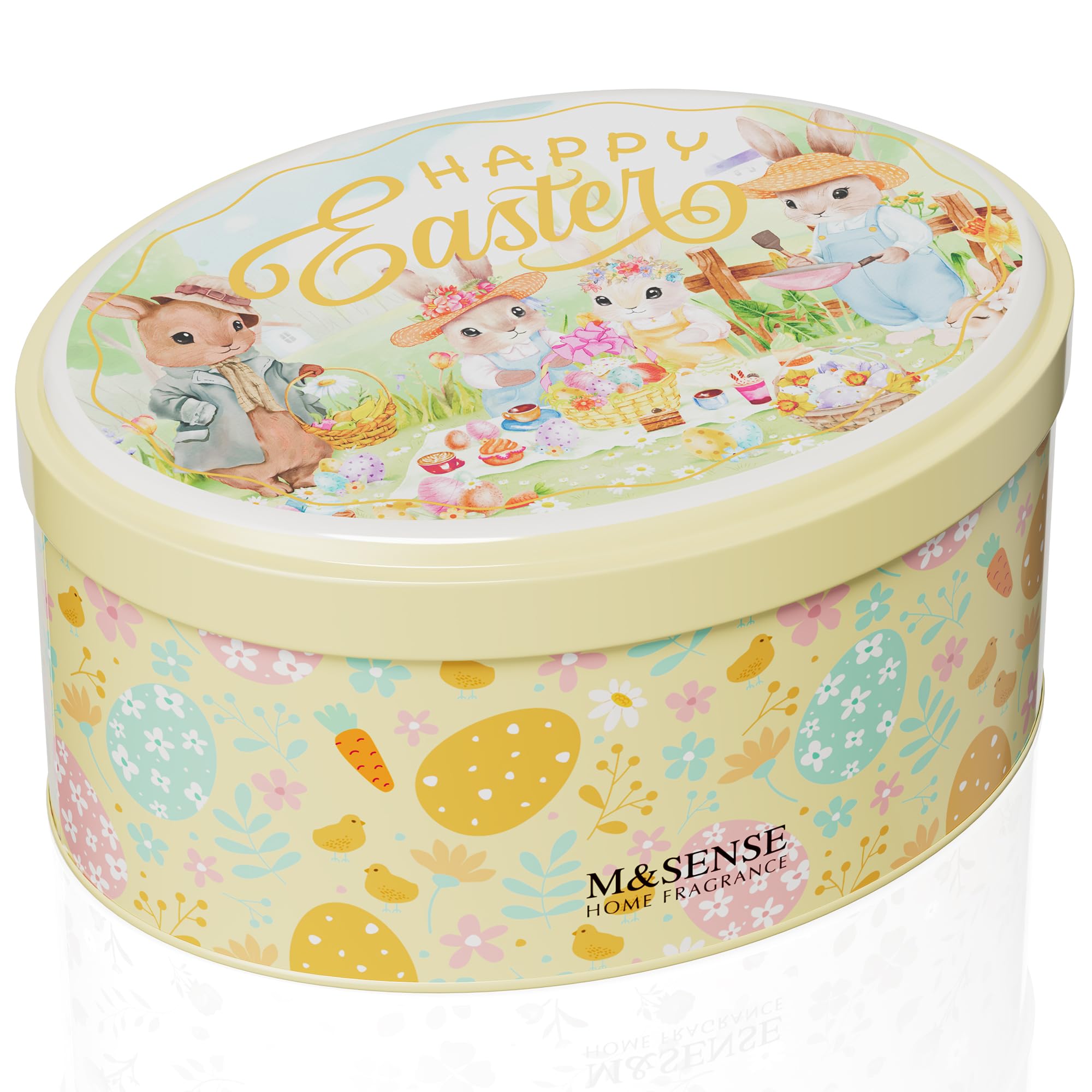 M&amp;SENSE 2 Wick Soy Berry Easter Candle, 12oz,