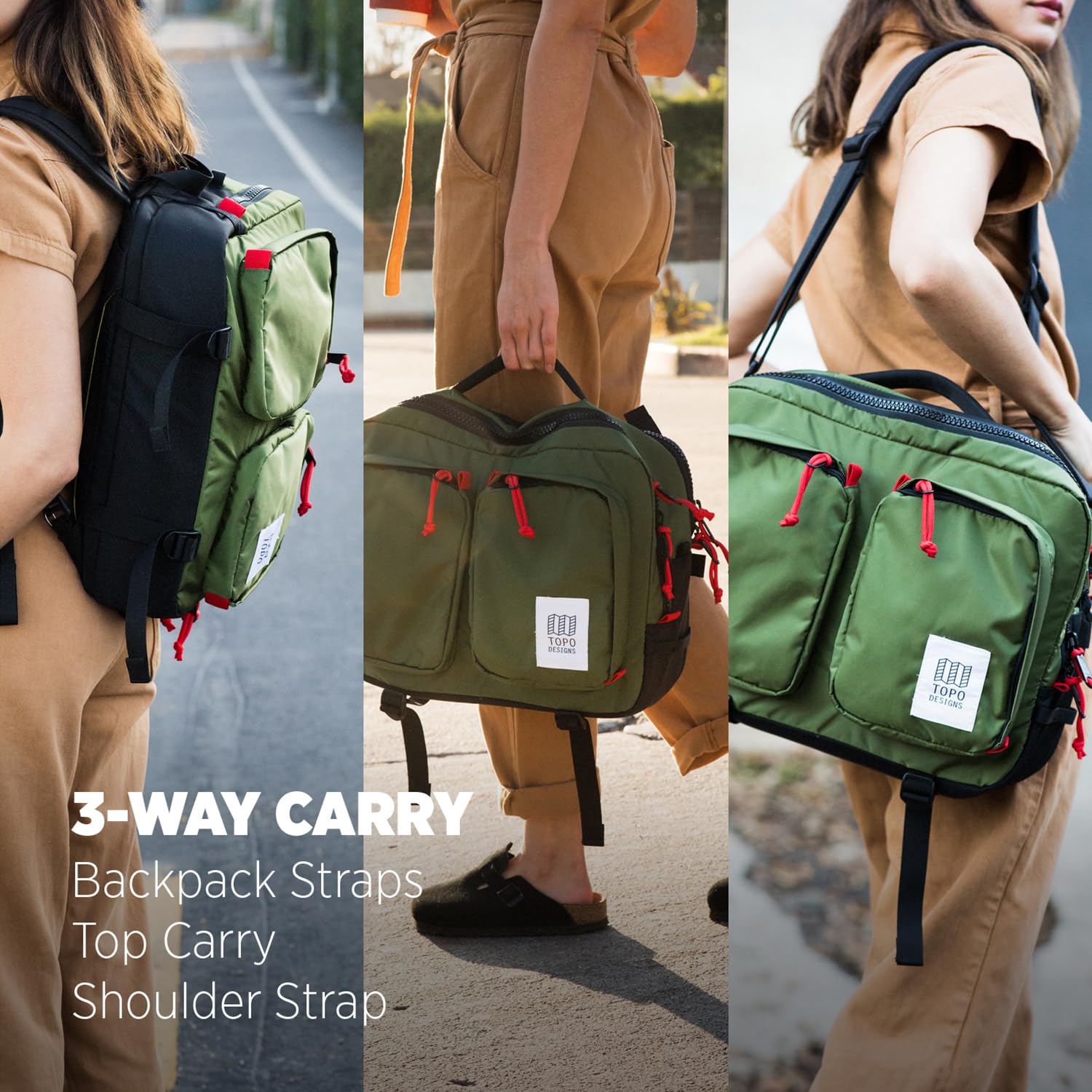 Topo Designs Global Briefcase Eco-Friendly Black - Dettaglio