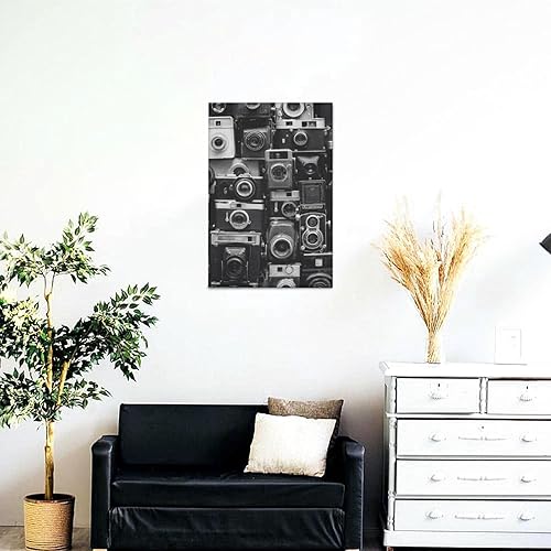 Miniatura 5 de Canvas Wall Art Poster Personalized Pictures Print Retro Cool Camera Wall Pictures Modern Art Canvas Painting Framed Artwork Aesthetic Poster for