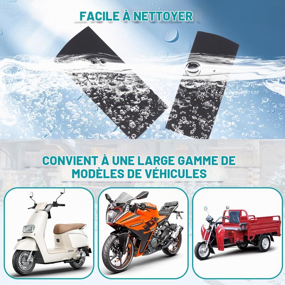 Poignée Chauffante Moto, HOVCEH 1 Paire Universelle USB Poignee Chauffante Moto, 5V Température à Trois Niveaux Poignee Chauffage pour Motos, VTT, Velo, Scooter
