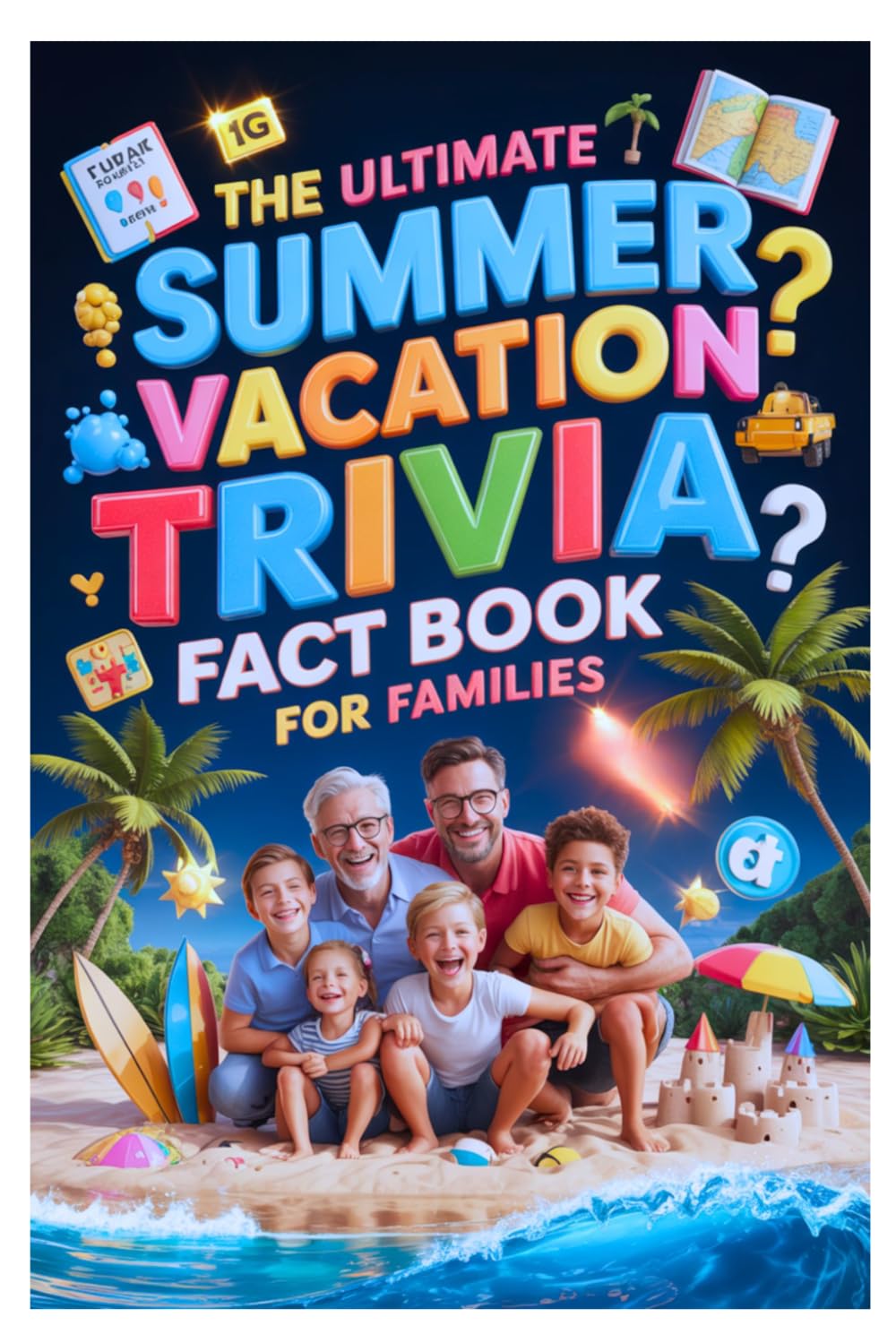 The Ultimate Summer Vacation Trivia Fact Book for Families: Over 500+ Fun Beach Facts, Road Trip Questions, Vacation Games, Summer Camp Challenges, ... for Kids, Teens, Adults and Seniors