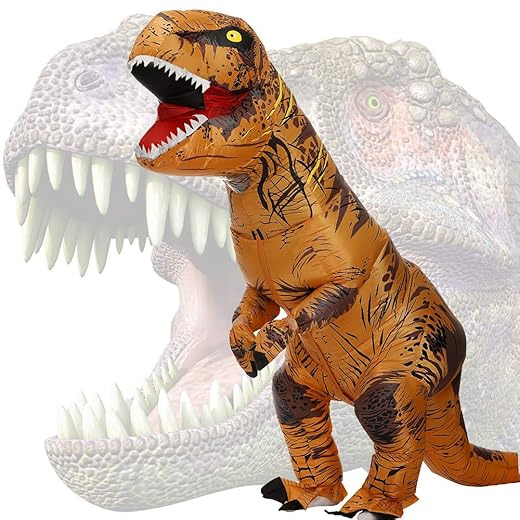 JASHKE déguisement Dinosaure Gonflable Adulte Deguisement Dinosaure Gonflable Enfant Deguisement Carnaval Cosplay Mascarade