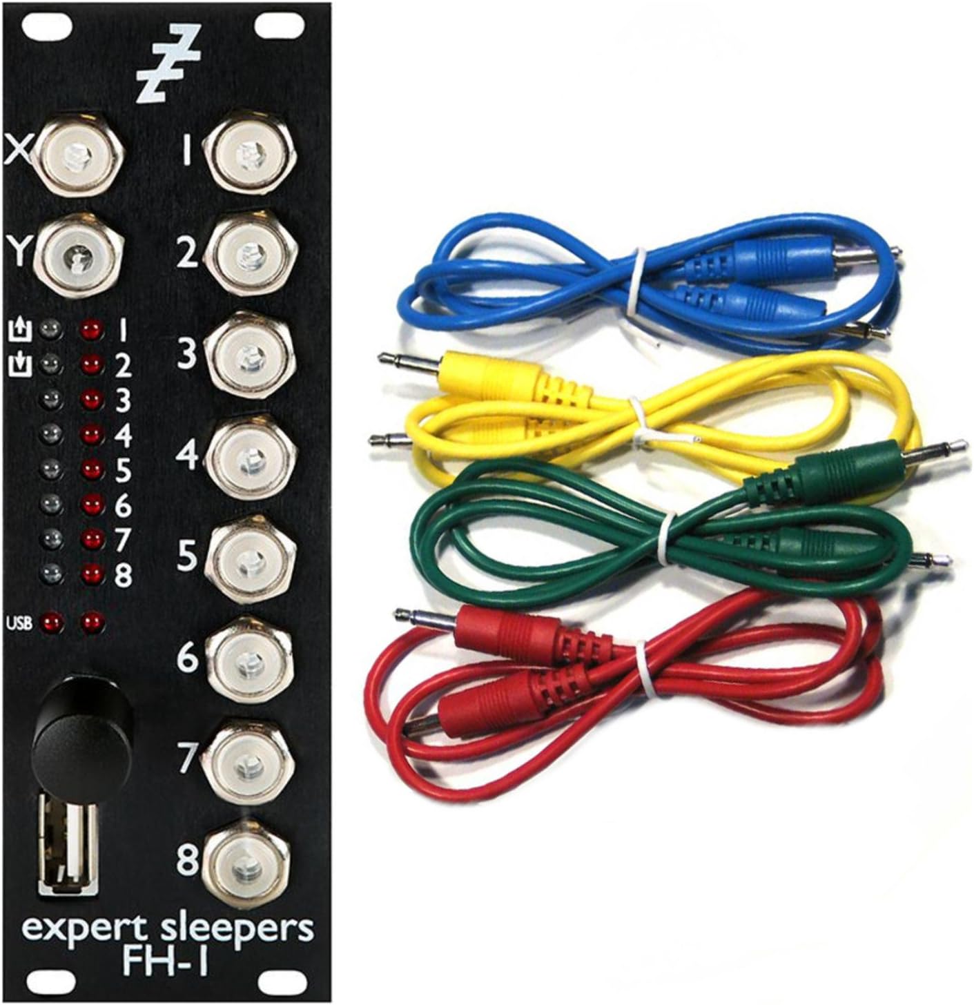 Expert Sleepers FH-1 FaderHost USB MIDI Host Eurorack Module w/ 4 Cables