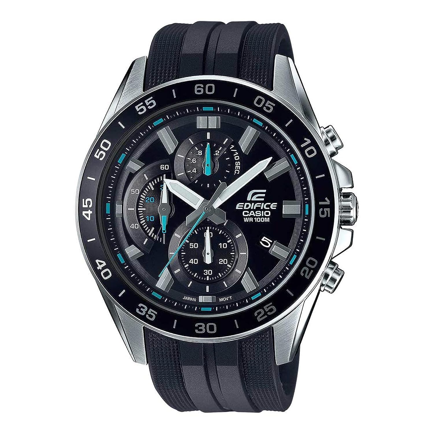 Casio Edifice Men's Quartz Watch Black / Turquoise