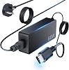 65W USB C Laptop Charger for Lenovo ThinkPad T480 T490 E14 E15 X1 Carbon, for ThinkBook Yoga Chromebook, Type-C PD AC Power Adapter with Extended Cord