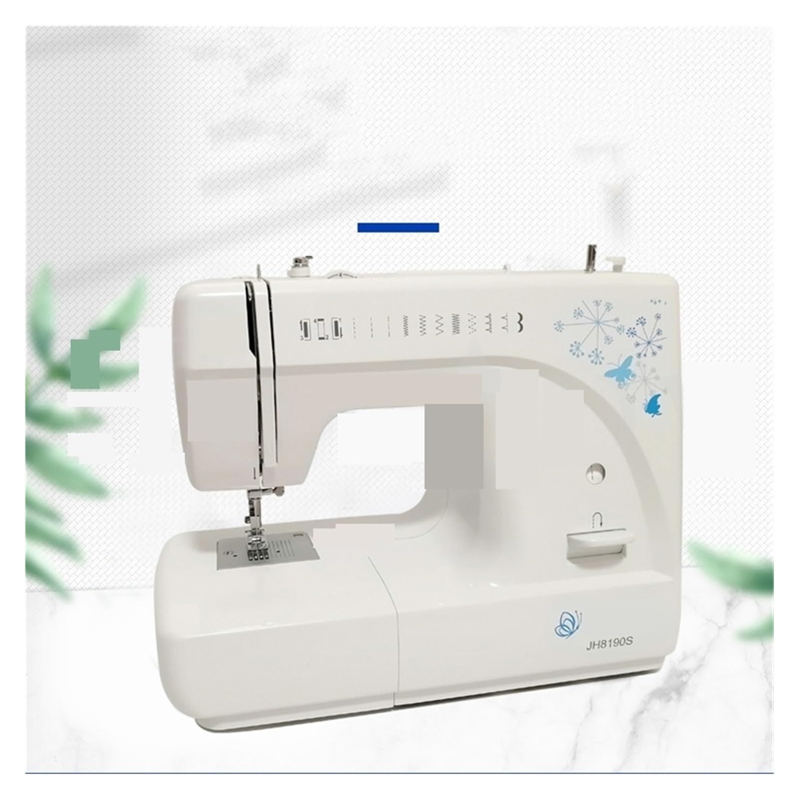 Máquina De Coser JH8190S, Eléctrica Doméstica, Multifuncional, For Comer, Cinturón Grueso, Máquina De Coser Bordada Overlock