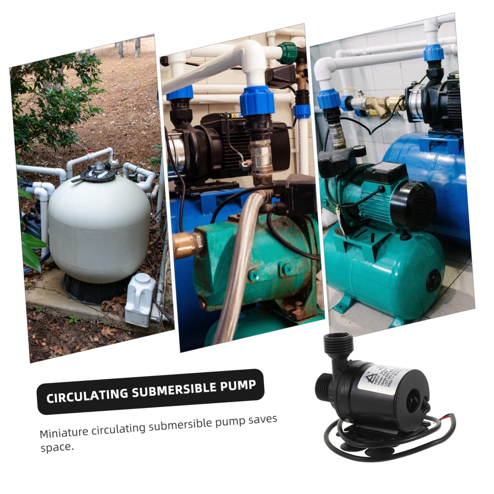 Schwarze Kleiner Tauchpumpe 4/4-zoll Gewinde Hochdruckwasserpumpe