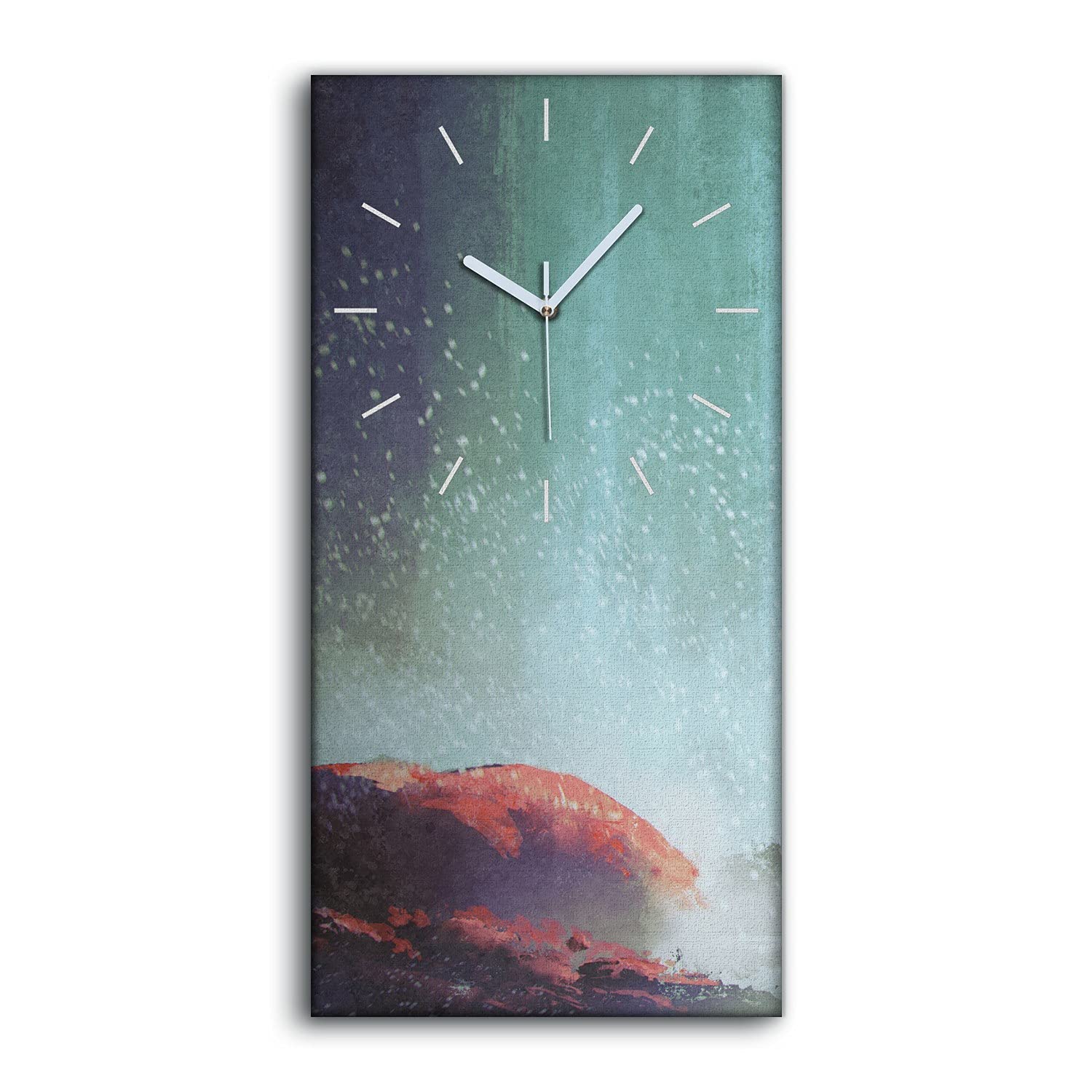 Horloge sur Toile sans Tic Tac - Fini le Bruit dans la Chambre
