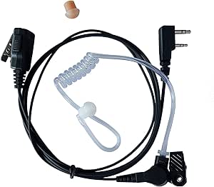 Tubo Acústico Encubierto Profesional Bodyguard FBI Auricular Micrófono