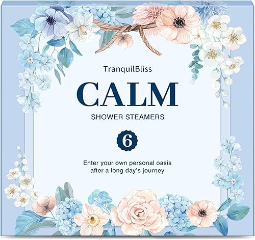 Vaporizadores de ducha, 6 unidades, vaporizadores de ducha, bonito juego de regalo con ingredientes naturales, 6 aromas diferentes y envueltos