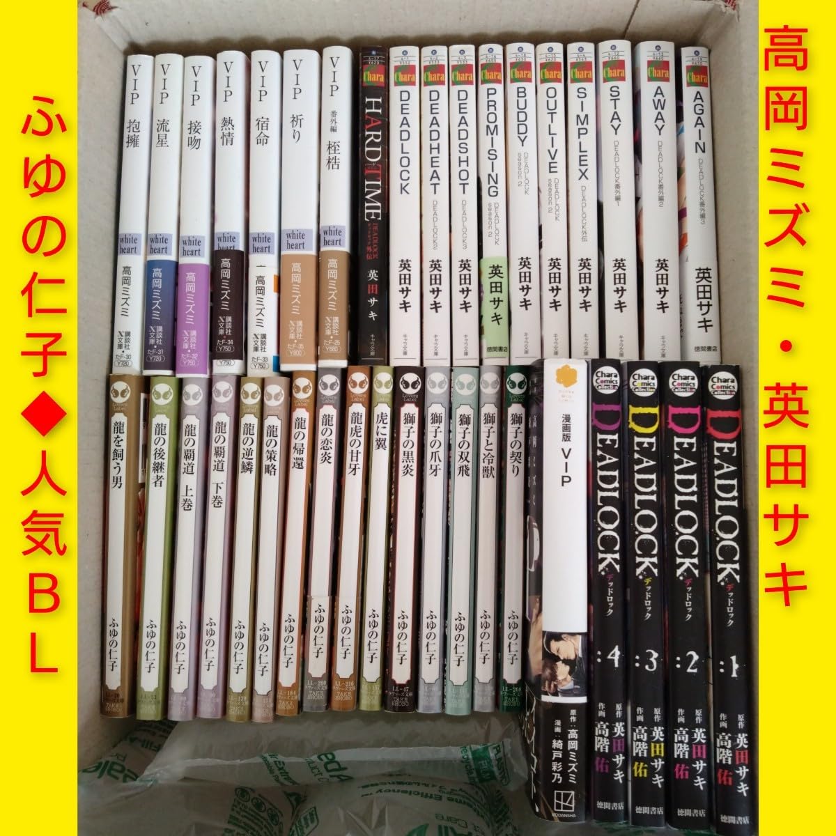 Amazon.co.jp: 人気BL 高岡ミズミ 英田サキ ふゆの仁子 VIP DEADLOCK 