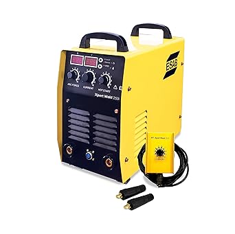 ESAB Metal Xpert Weld 253I-Mma Igbt Inverter Based Welding Machine For Continous Welding,Comes With Welding Cable,5M Remote And 2 Okc Cable Connectors-1 Year Warranty,Yellow