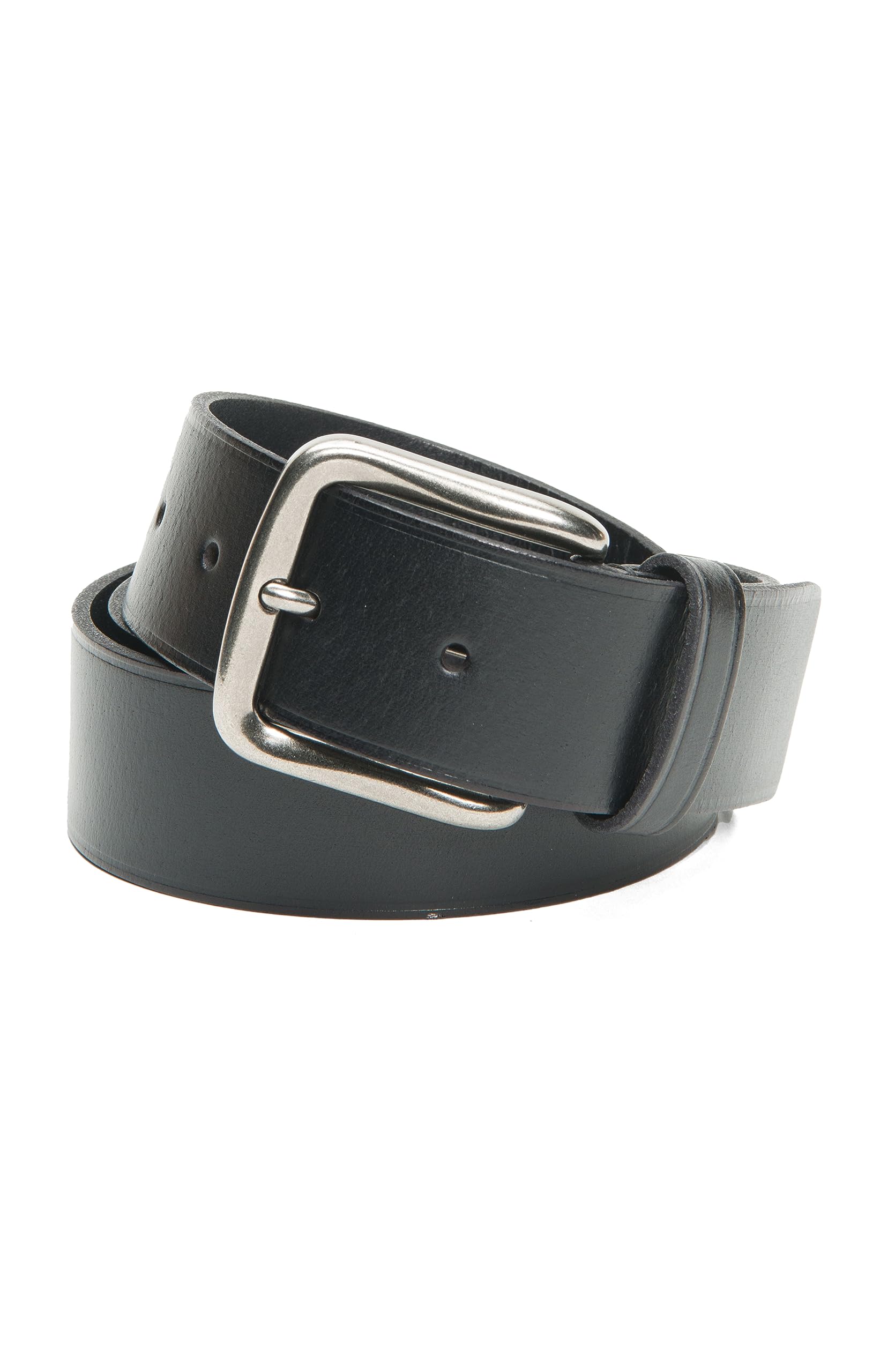Frye Men's 40mm Flat Panel Leather Belt, Black