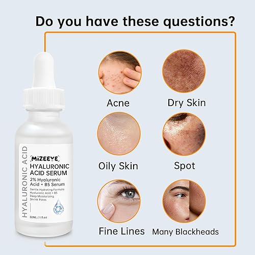 Miniatura 4 de Suero facial de ácido hialurónico 2% + B5, 2 piezas de suero de ácido hialurónico para la cara, hidratante.