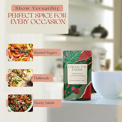 Miniatura 6 de Set de regalo de especias veganas, colección gourmet de condimentos de chefs de NYC  Incluye Zaatar, polvo Umami, mezcla toscana, especia Harissa y