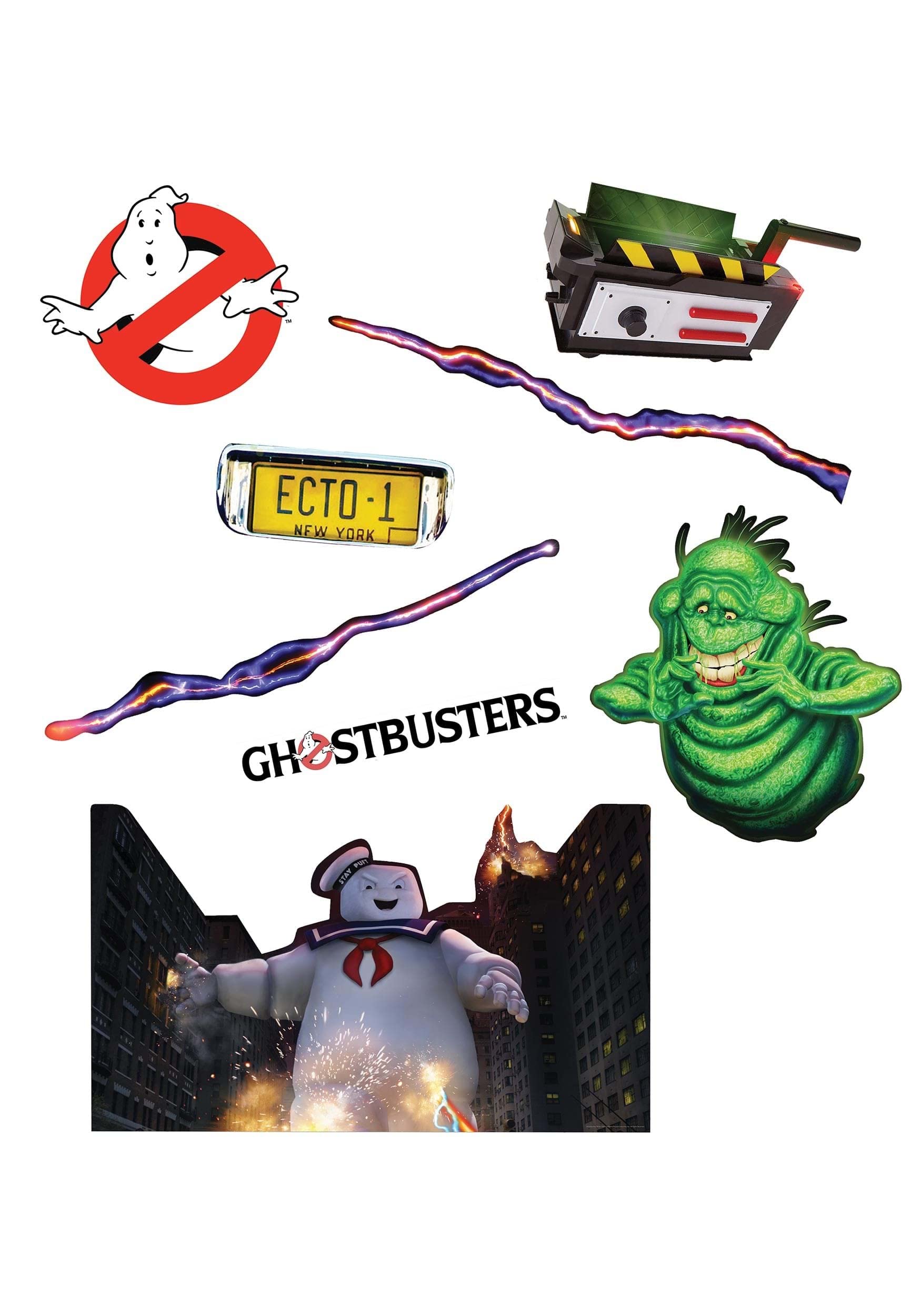 DISGUISEDisguise Limited Halloween Trunk or Treat Ghostbusters Car Decoration Kit, Spooky Decor for Cars, SUV & Trucks