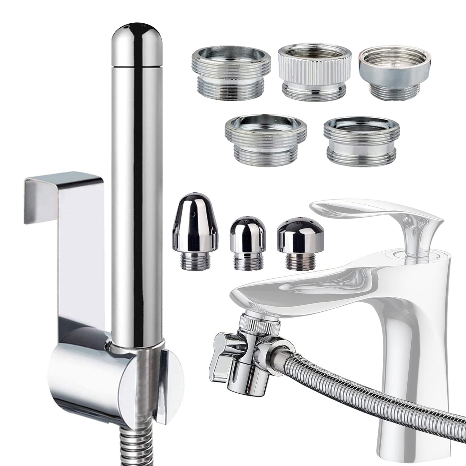 Shower Douche Attachments Aluminium Shower Head Kit with Faucet