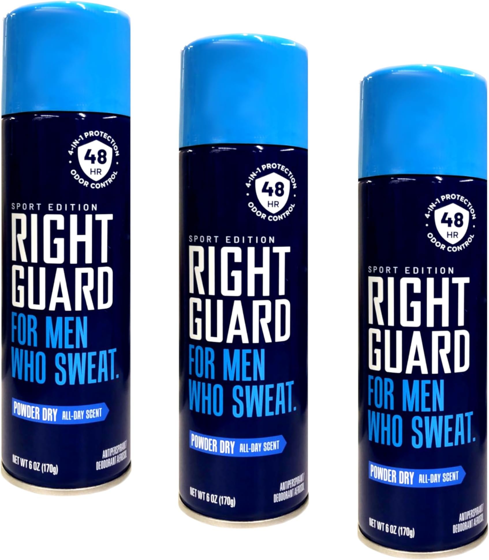 Aerosol Sport Powder Dry Antiperspirant, 6 oz (Pack of 3)