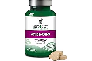 Vet's Best Aches + Pains Dog Supplement For Occasional Discomfort and Hip and Joint Support