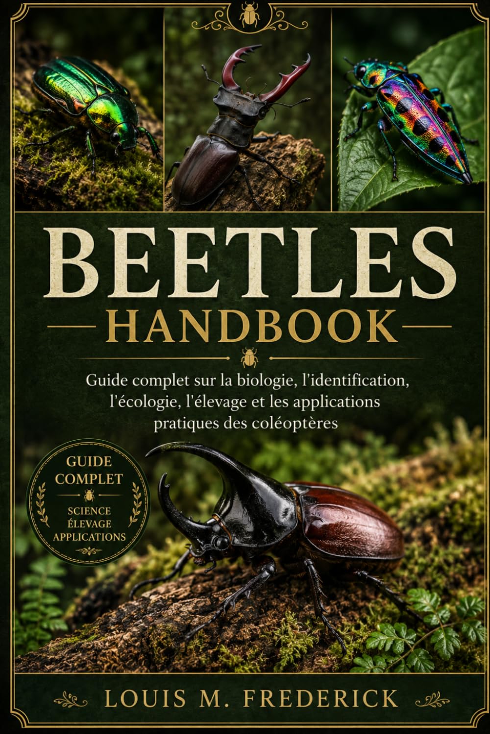 BEETLES HANDBO OK: Guide complet sur la biologie, l'identification, l'écologie, l'élevage et les applications pratiques des coléoptères