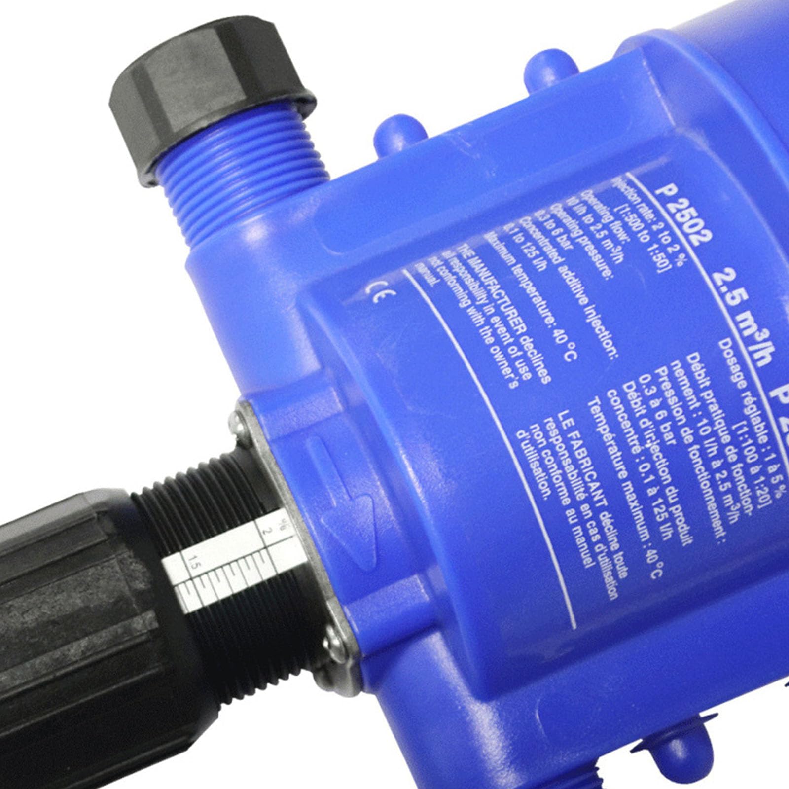 Dispositivo de tiro proporcional permanente para la higiene industrial y el mantenimiento de riego de cultivos Plan gratuito, ventilador de gestión alimentado por presión de agua ABS y acero