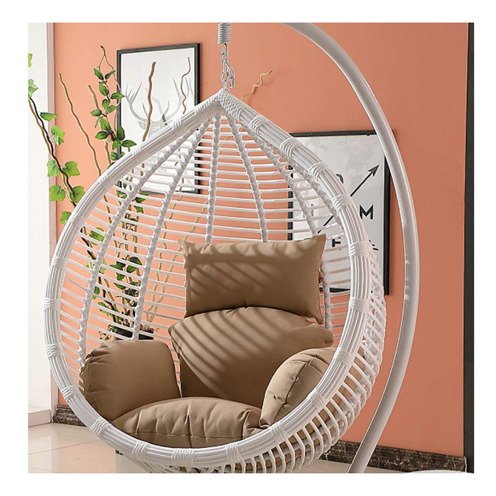 Coussin panier suspendu swing pour vos moments de détente au jardin