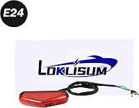LOKLISUM LED Motorkerékpár Hátsó Lámpa 12V 9 LED Féklámpa E-Jóváhagyott 8