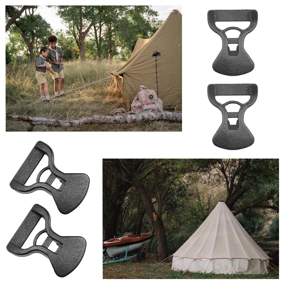 how to tie tent guy lines SquEqu 30 Pack Camping Rope Tightener Cord Tensioner Down Rope Tightener Guyline Tighteners Adjuster Lock for 1.5mm 4mm Ultralight Line Utility Rope Shelter Canopy Tarp Paracord Ropes reverbfree2day Color:Sand White Schwalbe Smart Sam Performance