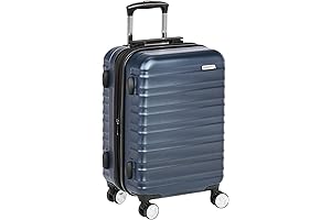 Amazon Basics Hardside Spinner Carry-On Luggage with Built-in TSA Lock