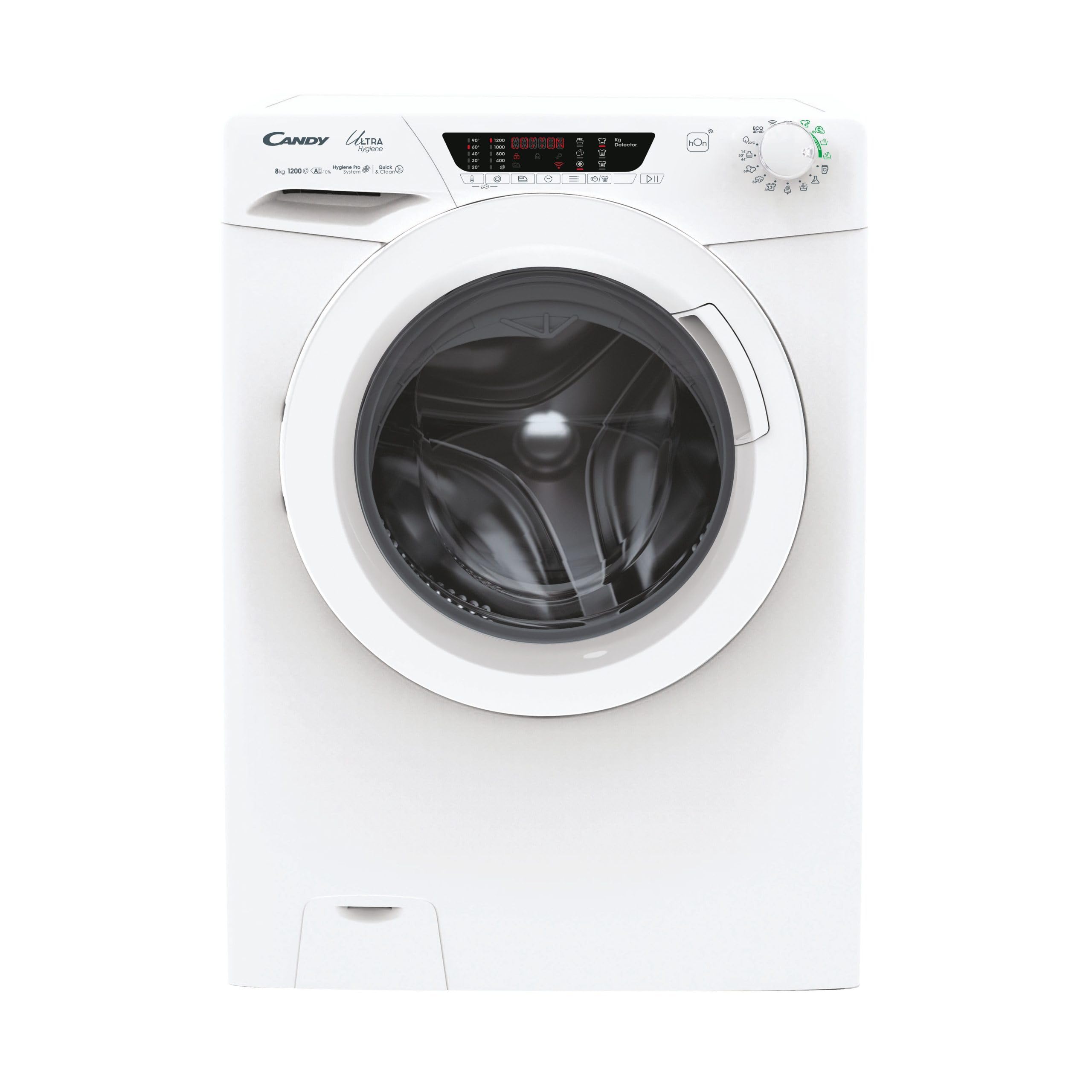 Candy HE 1284TWM6/1-S - Lavatrice 8 Kg, Classe energetica A, 1200 giri, Inverter
