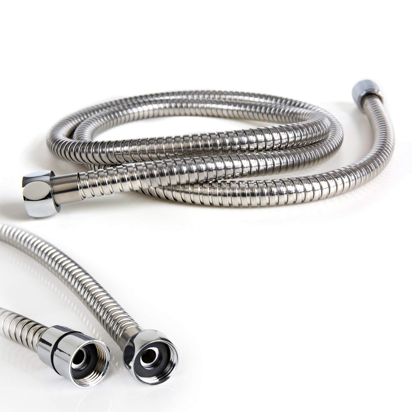 1.5m Quality Stainless Steel Flexible Shower Hose Universal Replacement Chrome Pipe SD90