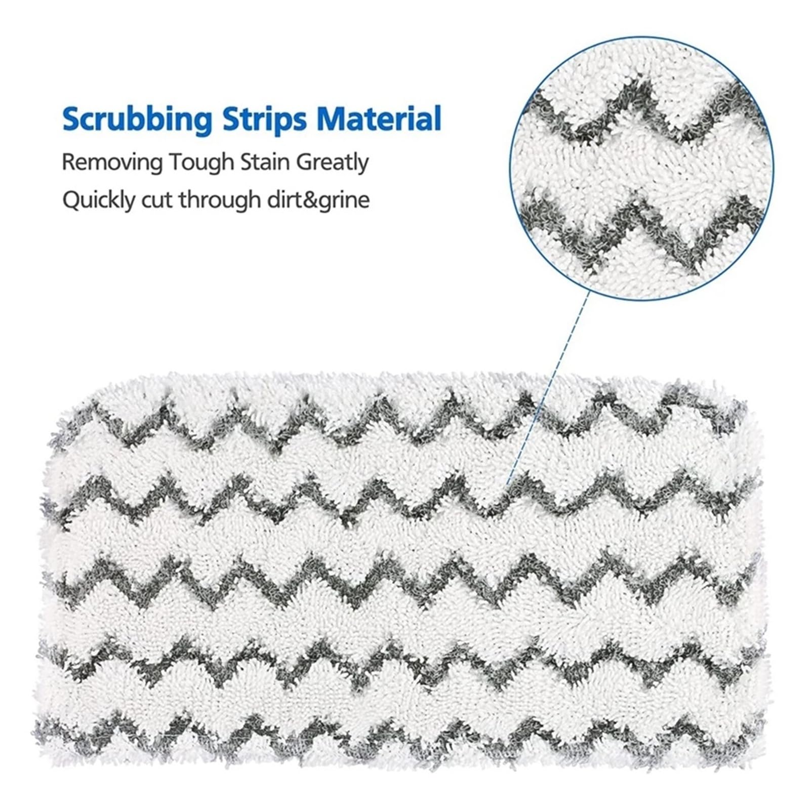 Cuscinetto Sostitutivo for Scopa A Vapore, Compatibile Con Shark Steam Mop Cuscinetto Detergente Morbido Lavabile Riutilizzabile In Microfibra Ad Assorbimento Forte(12pcs)
