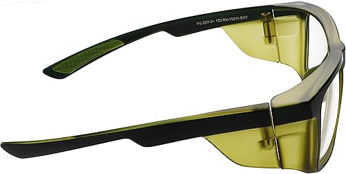 Miniatura 2 de Gafas de seguridad contra la radiación, lentes de vidrio con plomo con lentes Pb de .2.953 in. Modelo 15011