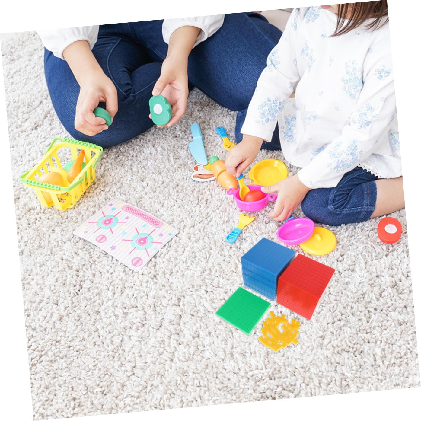 Cubo Conteggio Matematica Plastico per Ragazzo Ragazza | Gioco Apprendimento, Sviluppo Intelligenza e Percezione Spaziale, Articolo Didattico per Scuola