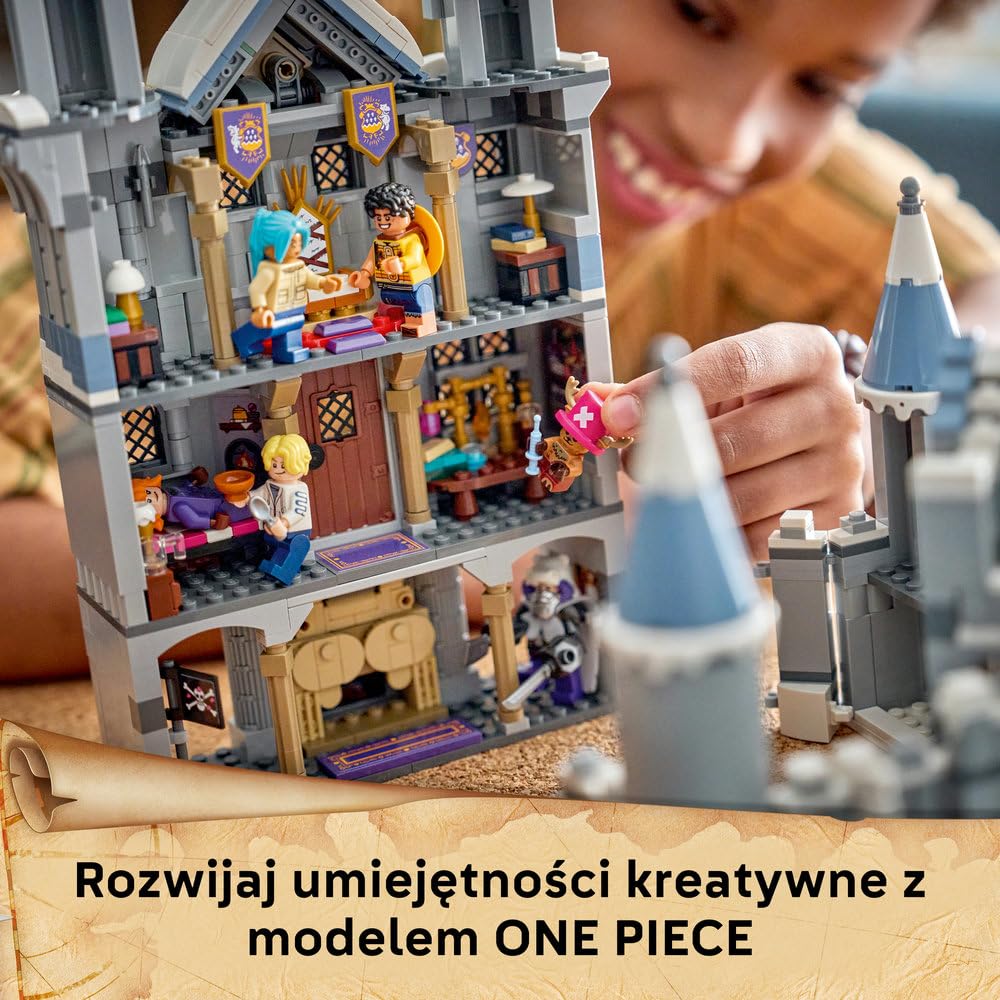 LEGO ONE PIECE Bitwa pod zamkiem Drum 75645 | Scenka ONE PIECE, zestaw akcji, prezent dla fana anime 9+, 1038 elementów