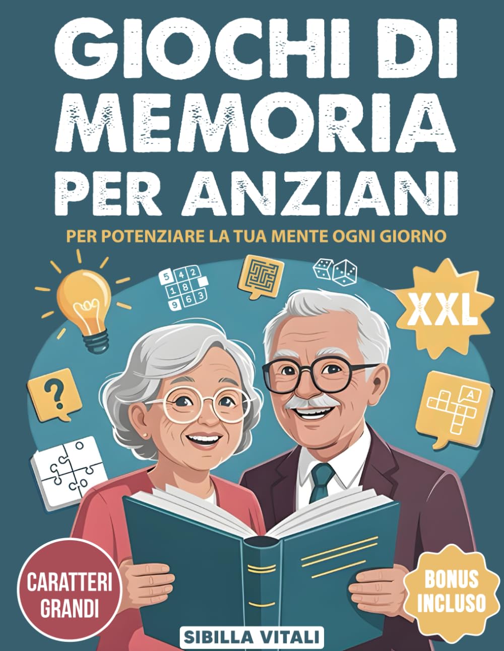 Giochi di Memoria per Anziani: Oltre 120 Esercizi a Caratteri Grandi per Allenare la Mente con 3 Livelli di Difficoltà | Ideato Per Potenziare la Memoria e Aumentare la Concentrazione Ogni Giorno