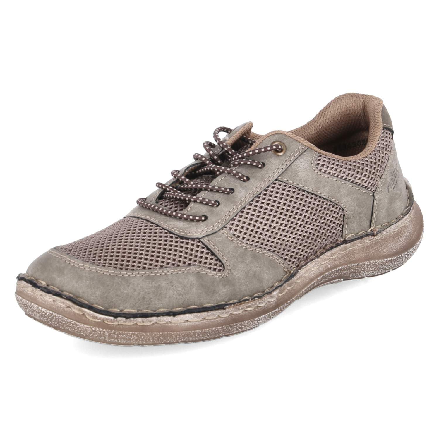 Rieker 03089-64 Herren Slipper Textil & Synthetik in beige - Gr. 40