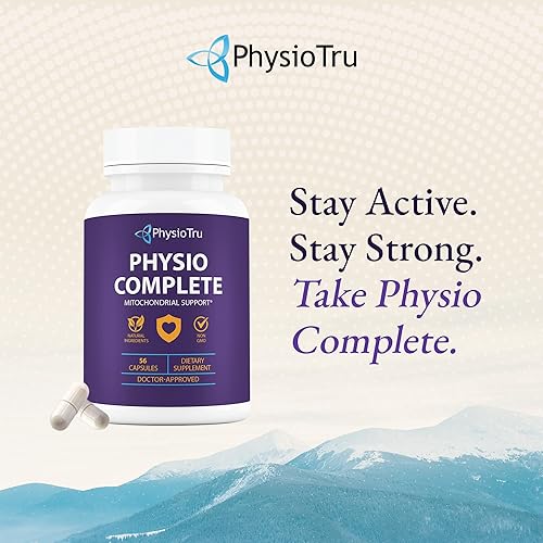 Miniatura 7 de PhysioTru Physio Complete CoQ10 Suplemento  Absorción superior de nutrientes, antioxidante y apoyo energético  Coenzima Q10 Ubiquinona con ácido
